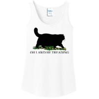 Oh Lawd He Treading Funny Cat Ladies Essential Tank