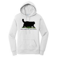 Oh Lawd He Treading Funny Cat Women's Pullover Hoodie