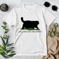 Oh Lawd He Treading Funny Cat Premium T-Shirt