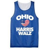 Ohio Loves Harris Walz America Us Columbus Cleveland Oh Gift Mesh Reversible Basketball Jersey Tank