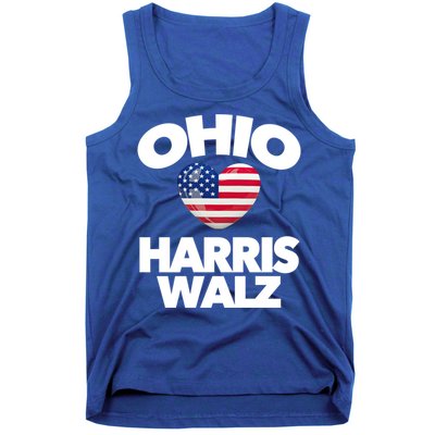 Ohio Loves Harris Walz America Us Columbus Cleveland Oh Gift Tank Top