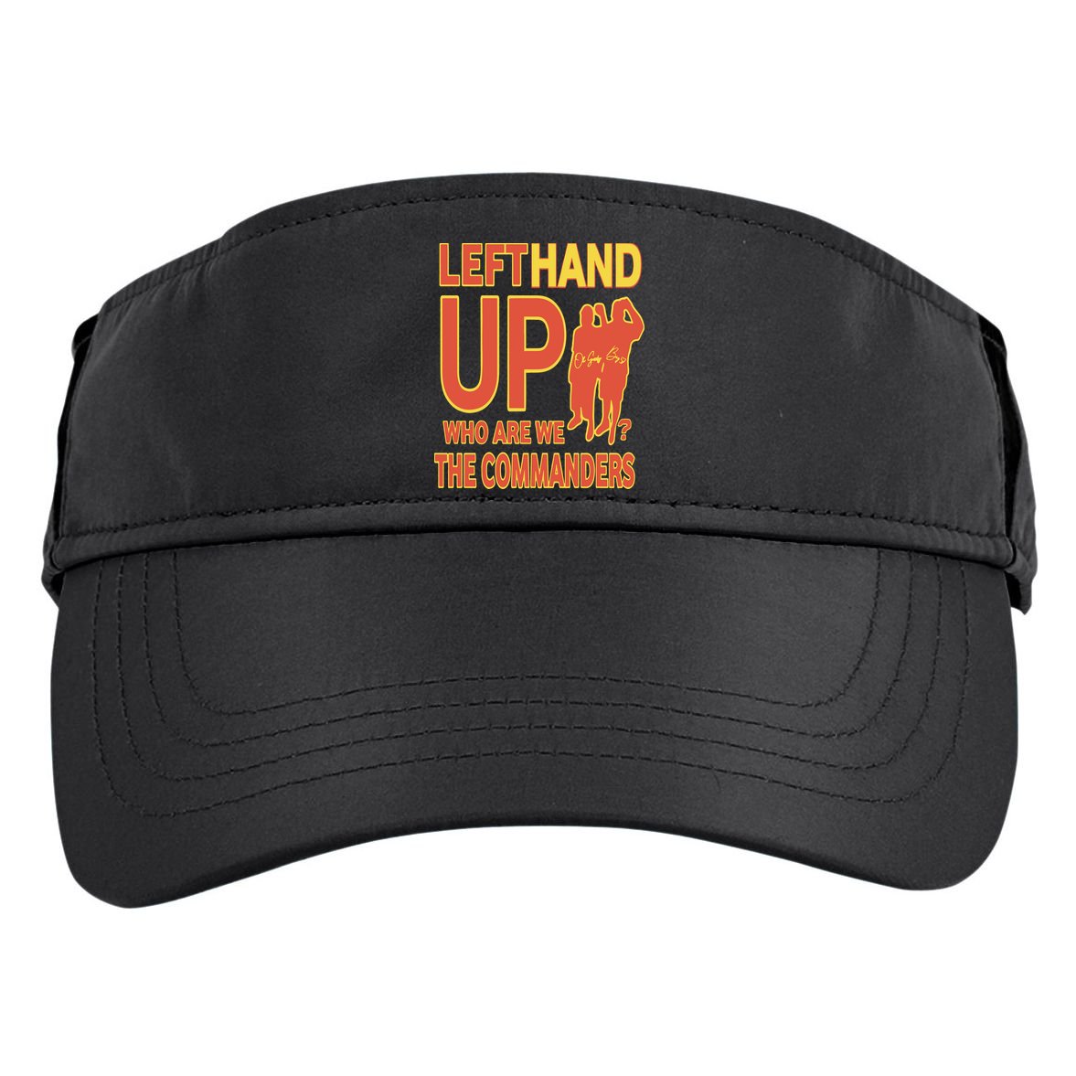 Official Left Hand Up Who Are We The Commanders Adult Drive Performance Visor