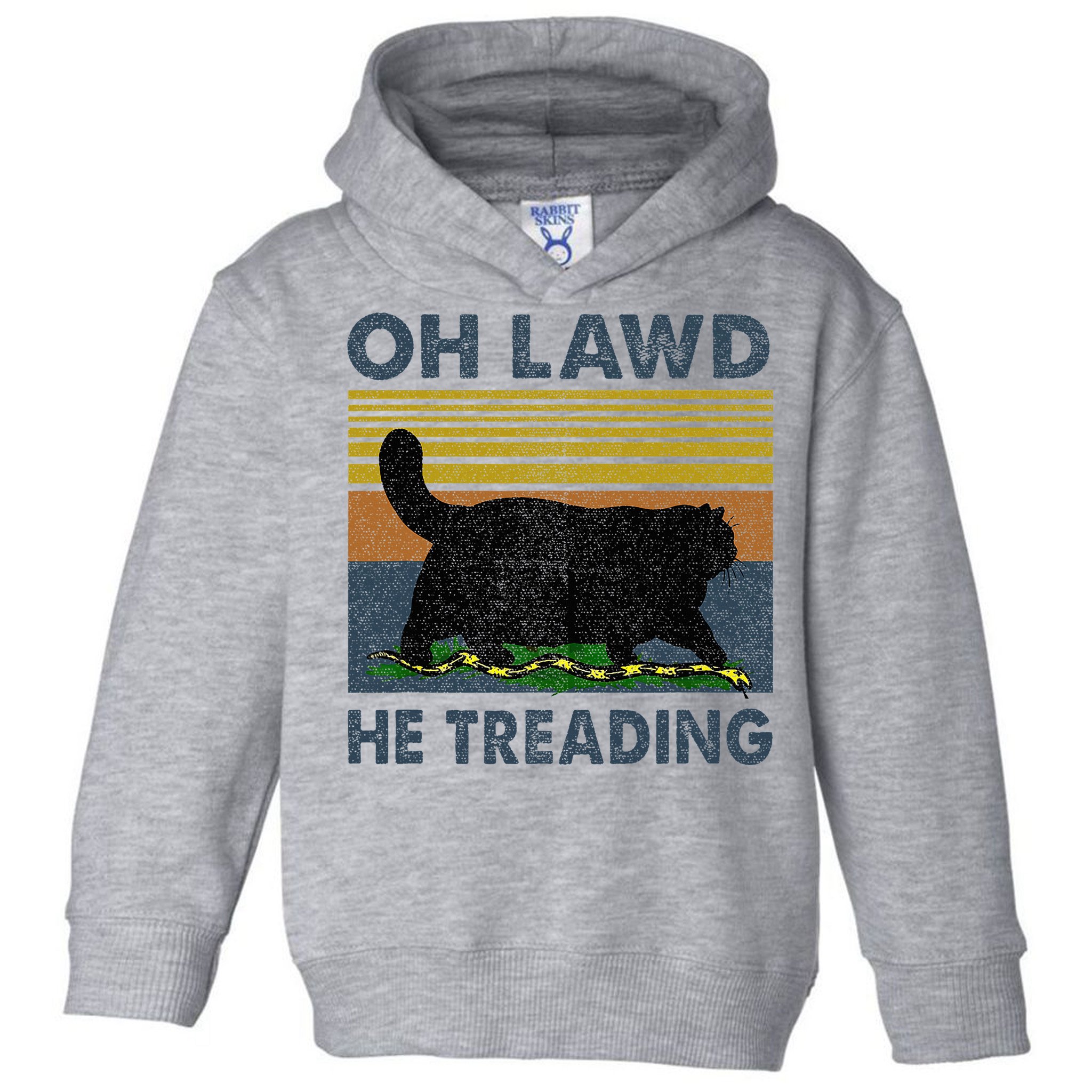 Oh Lawd He Treading Toddler Hoodie