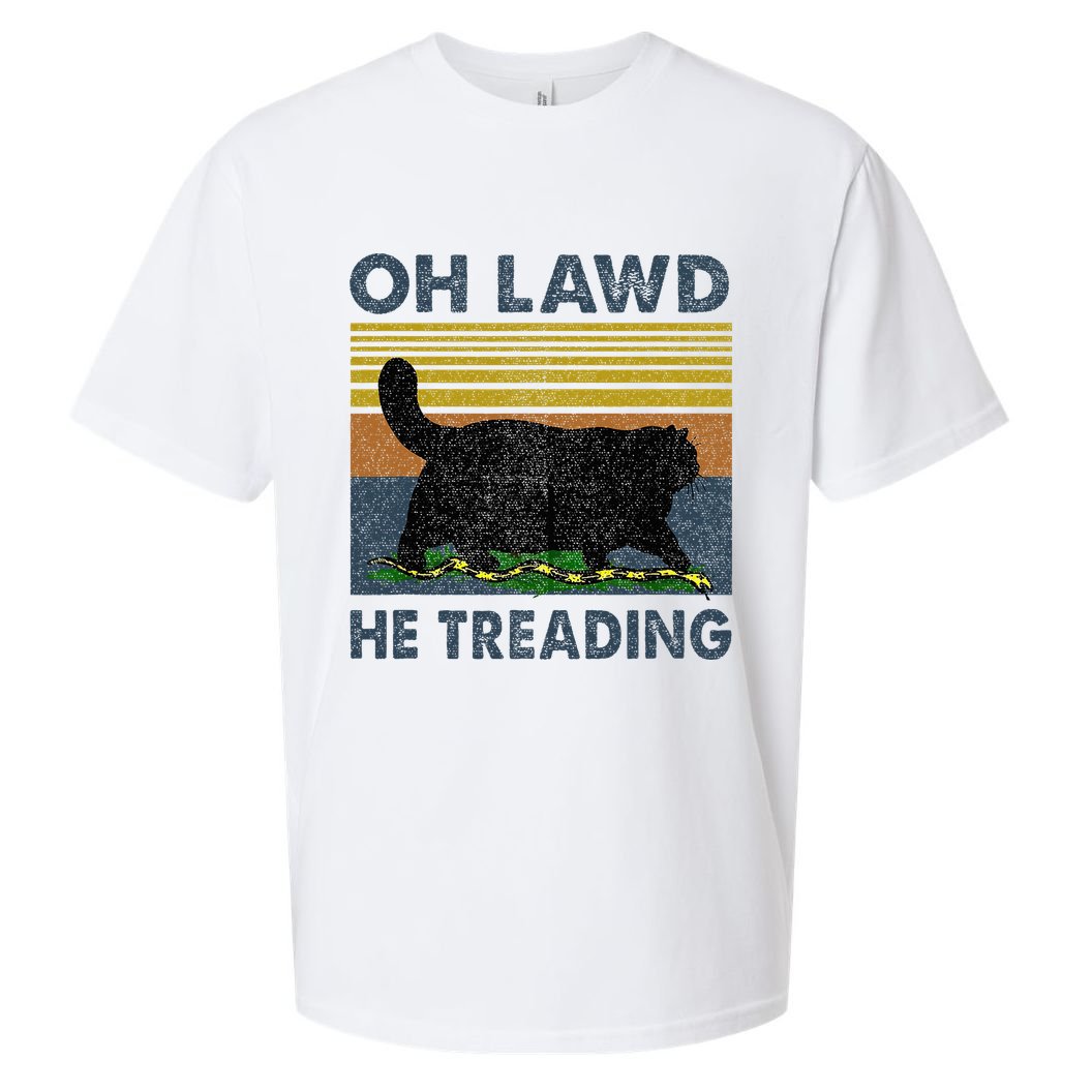 Oh Lawd He Treading Sueded Cloud Jersey T-Shirt