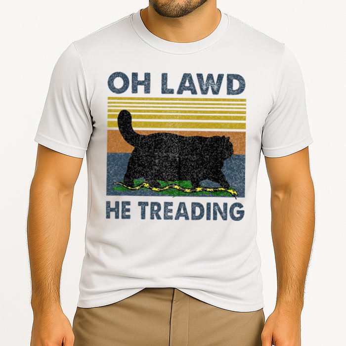 Oh Lawd He Treading Cooling Performance Crew T-Shirt