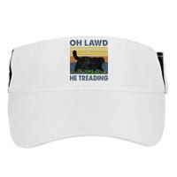 Oh Lawd He Treading Adult Drive Performance Visor