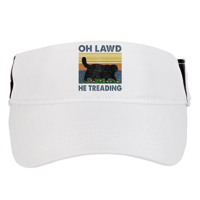 Oh Lawd He Treading Adult Drive Performance Visor