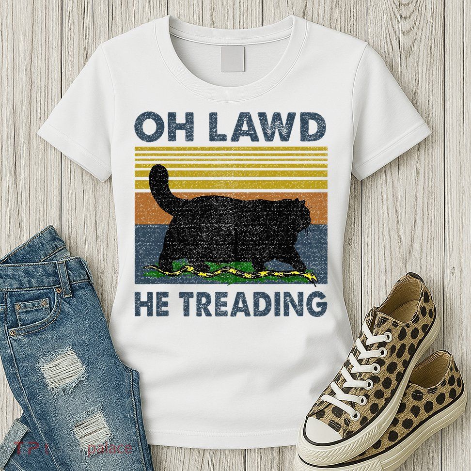 Oh Lawd He Treading Womens T-Shirt