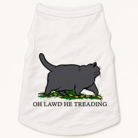 Oh Lawd He Treading Funny Fat Cat Doggie Tank