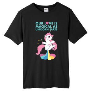 Our Love Is Magical As Unicorn Farts For Friends And Couples Gift Tall Fusion ChromaSoft Performance T-Shirt