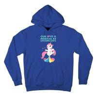 Our Love Is Magical As Unicorn Farts For Friends And Couples Gift Tall Hoodie