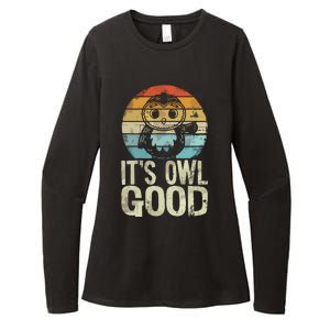 Owl Lover Its Owl Good Funny Owl Pun Womens CVC Long Sleeve Shirt