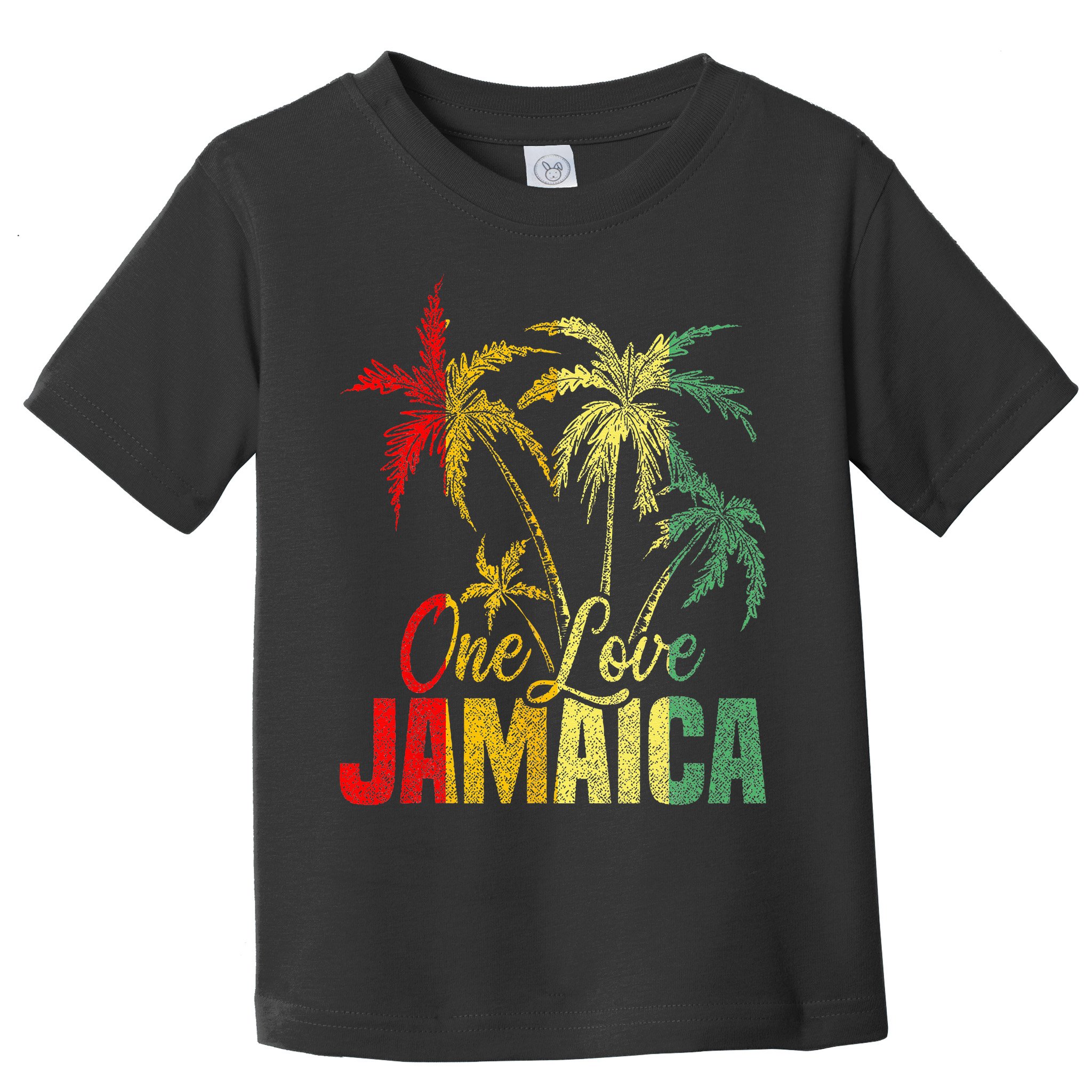 One Love Jamaica Caribbean Vacation Reggae Toddler T-Shirt