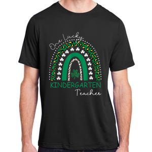 One Lucky Kindergarten Teacher St. Patrick's Day Wo's Adult ChromaSoft Performance T-Shirt