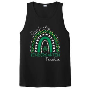 One Lucky Kindergarten Teacher St. Patrick's Day Wo's PosiCharge Competitor Tank