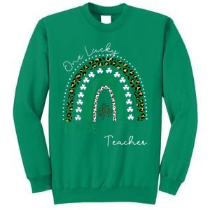 One Lucky Kindergarten Teacher St. Patrick's Day Wo's Sweatshirt