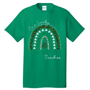 One Lucky Kindergarten Teacher St. Patrick's Day Wo's Tall T-Shirt