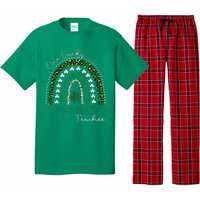 One Lucky Kindergarten Teacher St. Patrick's Day Wo's Pajama Set