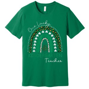 One Lucky Kindergarten Teacher St. Patrick's Day Wo's Premium T-Shirt