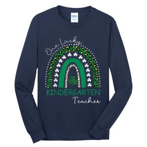 One Lucky Kindergarten Teacher St. Patrick's Day Wo's Tall Long Sleeve T-Shirt