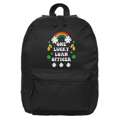 One Lucky Loan Cute St Patricks Day Irish Shamrock 16 in Basic Backpack