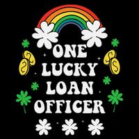 One Lucky Loan Cute St Patricks Day Irish Shamrock Womens T-Shirt