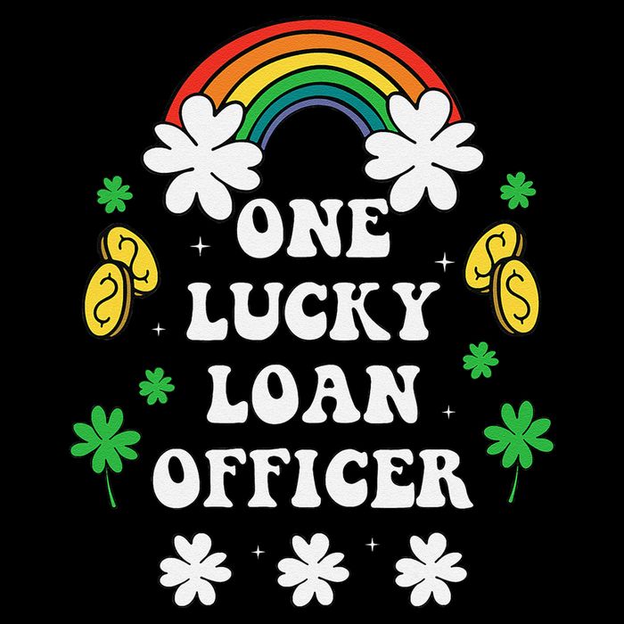 One Lucky Loan Cute St Patricks Day Irish Shamrock Womens T-Shirt