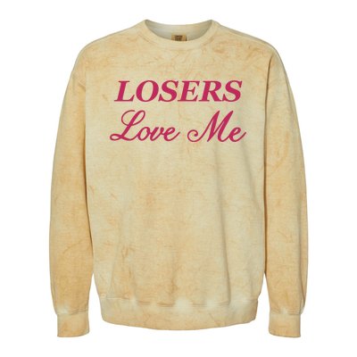 Ohkay Losers Love Me Colorblast Crewneck Sweatshirt