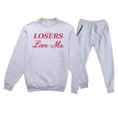 Ohkay Losers Love Me Premium Crewneck Sweatsuit Set