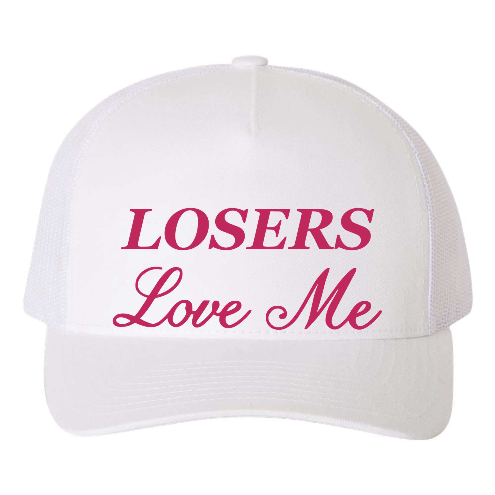 Ohkay Losers Love Me Yupoong Adult 5-Panel Trucker Hat
