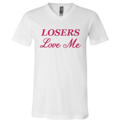 Ohkay Losers Love Me V-Neck T-Shirt