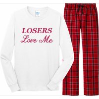 Ohkay Losers Love Me Long Sleeve Pajama Set