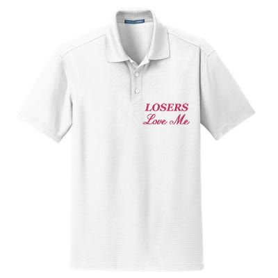 Ohkay Losers Love Me Dry Zone Grid Polo