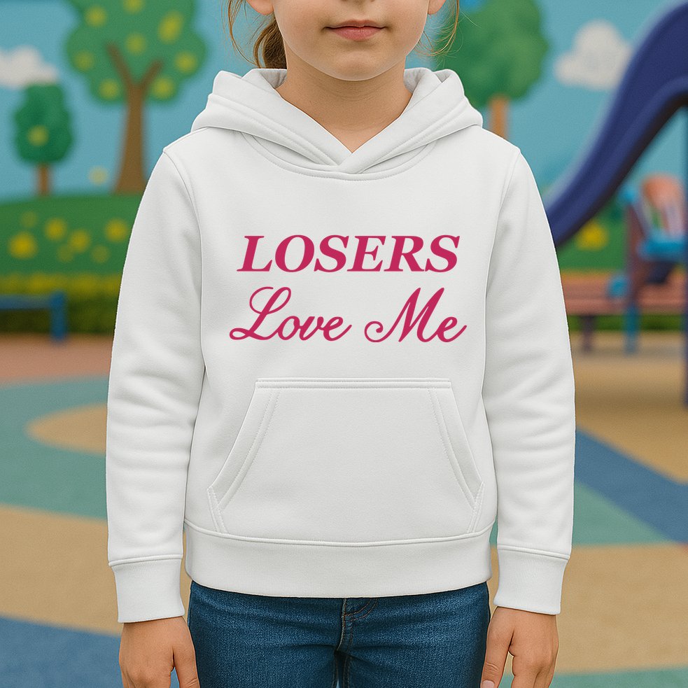 Ohkay Losers Love Me Kids Hoodie
