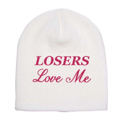 Ohkay Losers Love Me Short Acrylic Beanie