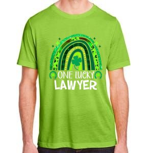 One Lucky Lawyer Funny Gift Rainbow St Patrick's Day Gift Adult ChromaSoft Performance T-Shirt