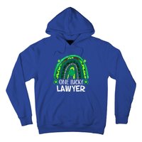 One Lucky Lawyer Funny Gift Rainbow St Patrick's Day Gift Hoodie