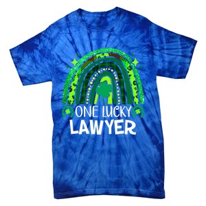 One Lucky Lawyer Funny Gift Rainbow St Patrick's Day Gift Tie-Dye T-Shirt