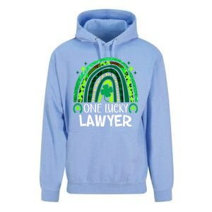 One Lucky Lawyer Funny Gift Rainbow St Patrick's Day Gift Unisex Surf Hoodie