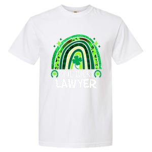 One Lucky Lawyer Funny Gift Rainbow St Patrick's Day Gift Garment-Dyed Heavyweight T-Shirt