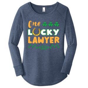 One Lucky Lawyer St Patricks Day Cool Gift Women's Perfect Tri Tunic Long Sleeve Shirt