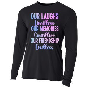 Our Laughs Limitless Memories Countless Friendship Endless Cooling Performance Long Sleeve Crew