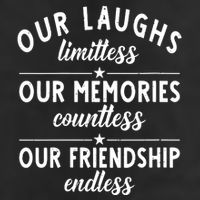 Our Laughs Limitless Memories Countless Friendship Endless Vneck 15oz Campfire Ceramic Mug