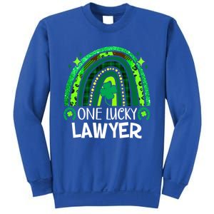 One Lucky Lawyer Cool Gift Rainbow St Patrick's Day Great Gift Sweatshirt