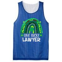 One Lucky Lawyer Cool Gift Rainbow St Patrick's Day Great Gift Mesh Reversible Basketball Jersey Tank