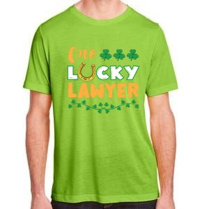 One Lucky Lawyer St Patricks Day Meaningful Gift Adult ChromaSoft Performance T-Shirt