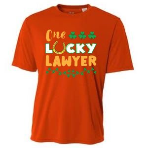 One Lucky Lawyer St Patricks Day Meaningful Gift Cooling Performance Crew T-Shirt