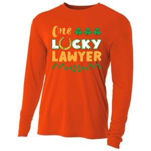 One Lucky Lawyer St Patricks Day Meaningful Gift Cooling Performance Long Sleeve Crew