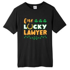 One Lucky Lawyer St Patricks Day Meaningful Gift Tall Fusion ChromaSoft Performance T-Shirt