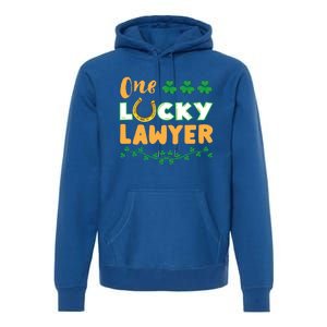 One Lucky Lawyer St Patricks Day Meaningful Gift Premium Hoodie